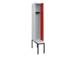 locker met bank,HxBxD 2120x300x815mm,1vak,vak B 300mm,cilinderslot