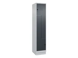 Z-garderobekast,HxBxD 1950x400x500mm,vak B 200/400mm,draaigrendel