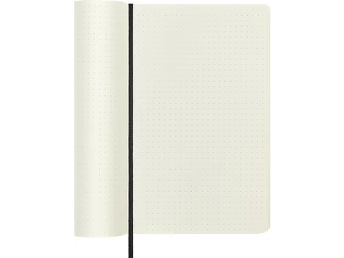 Notitieboek Moleskine large 130x210mm dots soft cover zwart