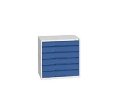 ladekast HxBxD 800x800x550mm 6laden romp RAL7035 front RAL5010