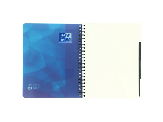 Projectboek Oxford Scribzee A4+ 4r Lijn 120vel Blauw