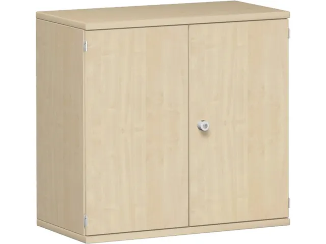 kantoorkast,HxBxD 770x800x430mm,decor romp wit,decor front lichtgrijs