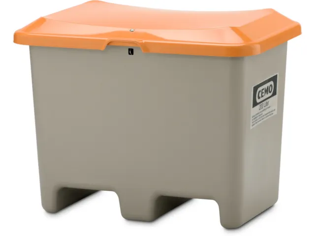 strooigoedbak,200l,HxBxD 690x890x600mm,GVK,grijs,deksel oranje