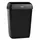 Afvalbak Katrin open inworp 50 liter zwart 92285