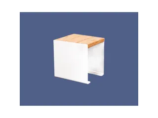 stoel,B 450mm,3latten,hout-zitting licht eikenhout,zitting H 450mm - 2
