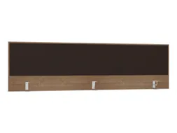 opzetpaneel,v. bureau,aanbouw achter,B 2000mm,NT-cherry,BN2036-bruin