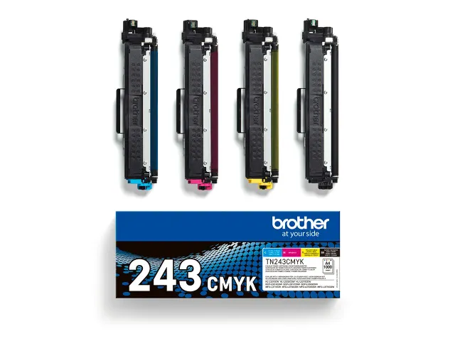 Tonercartridge Brother TN-243CMYK zwart + 3 kleuren