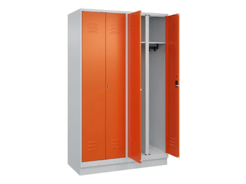 locker voor scheiding van kleding,HxBxD 1950x1200x500mm,4vak