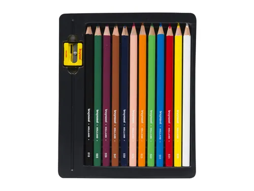 Kleurpotloden Bruynzeel Kids Triple assorti 12 stuks
