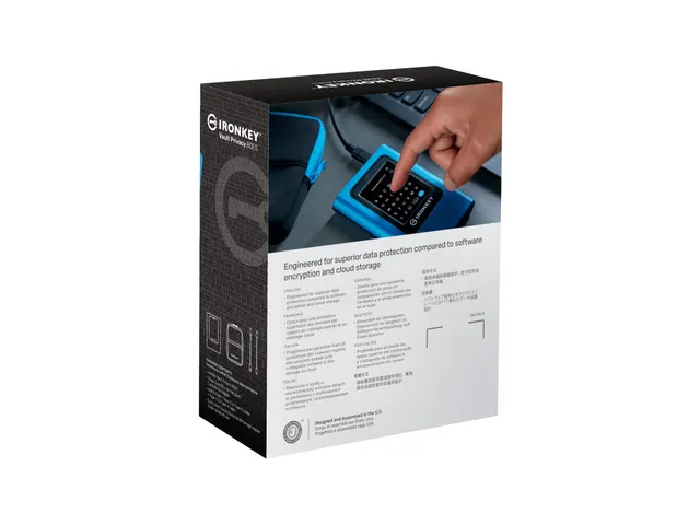 7680GB IronKey Vault Privacy 80 XTS-AES 256-bits beveiligde externe SS