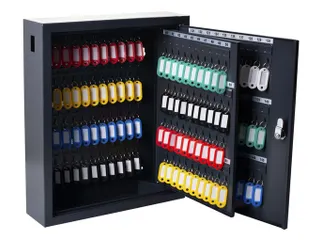 Sleutelkast Pavo deluxe 150 haken 450x380x110mm Cilinderslot grijs - 5