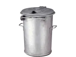 Staalverzinkte Afvalbak 90 Liter