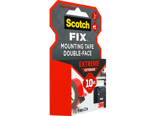 Plakband Scotch Extreme Exterior 19mm x 1,5m dubbelzijdig