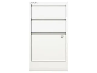hangmappenkast HxBxD 672x413x400mm 2laden 1hangmappenframe wit - 1