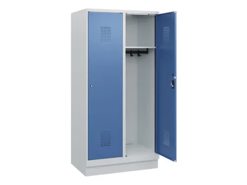 schoollocker,HxBxD 1630x800x500mm,2vak,vak B 400mm,cil.-slot,sokkel