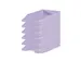 Brievenbak HAN A4 standaard plastic pastel paars
