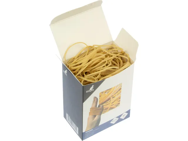 Elastiek Kangaro nr. 16 60x1,5mm 100 gram naturel