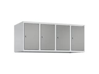 opzetkast,v. locker,4vak.,vak B 300mm,HxBxD 500x1200x500mm - 2