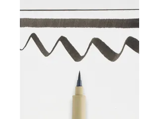 Brushpen Sakura Pigma Brush zwart - 3