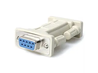DB9 RS232 Seriële Nulmodem Adapter - F/F - 1