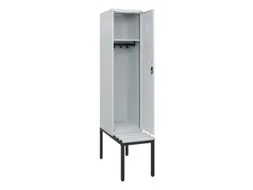 locker met bank,HxBxD 1950x400x815mm,1vak,vak B 400mm,cilinderslot