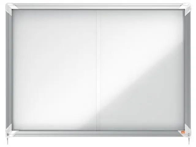 Premium Plus vitrine intérieure, porte coulissante avec serrure, magn