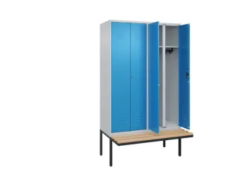 locker voor scheiding van kleding,HxBxD 2120x1200x815mm,4vak - 2