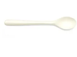 Folia dessertlepel herbruikbaar uit CPLA 14,5 cm wit 50 stuks