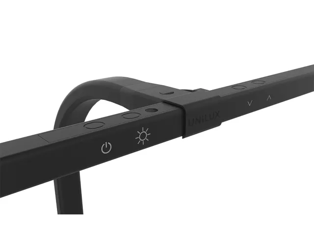 Bureaulamp Unilux Strata led tafelklem zwart
