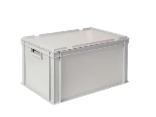 Euronorm-stapelbak,m. isoleerbox,HxLxB 320x600x400mm,65/35l,PP,grijs - 3