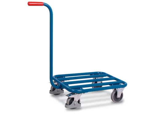 Platformwagen Duwstang 250kg Laadvlak 605x500mm Stalen Buis