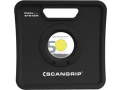 acculamp,behuizing gegoten aluminium,1 LED,5000lumen,draaggreep