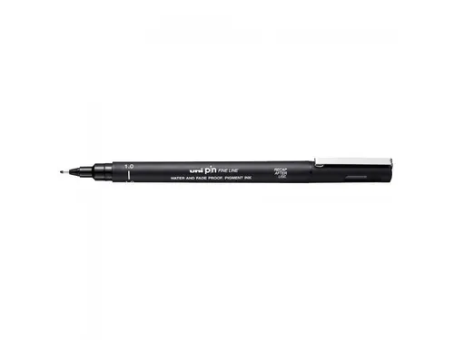 Fineliner Uni-ball Pin 1mm zwart