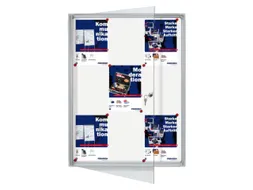 Vitrine Binnen 9xa4 Schrijfbord Hxbxd 730x980x35mm