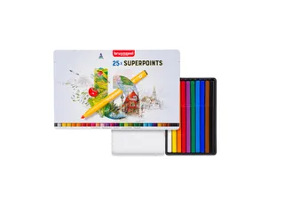 Viltstift Bruynzeel Creatives Superpoints assorti blik à 25 stuks - 2