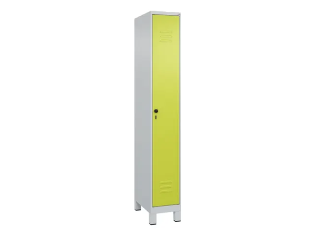 locker,HxBxD 1950x300x500mm,1vak,vak B 300mm,draaigrendel,voeten
