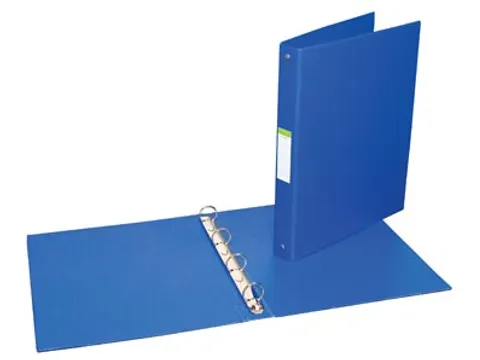 Ringmap A4 4 Ringen van 26mm Blauw