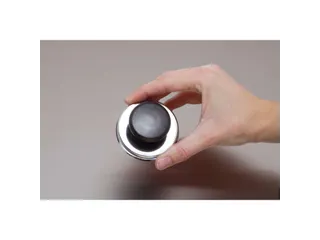 Magneet met knop MAUL Ø65mm trekkracht 12kg chroom/zwart - 6