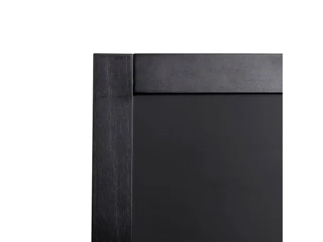 Krijtstoepbord Houten A-Bord Flip 55x105cm Zwart