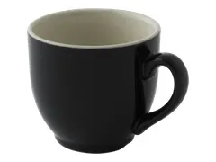 Koffiekop Colors Palmer 14cl Porselein Zwart doos 6 stuks