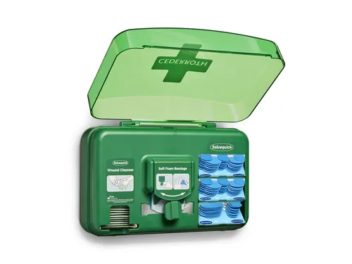 Wond dispenser Cederroth Salvequick blauw
