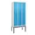 Z-garderobekast,HxBxD 2120x900x500mm,vak B 150/300mm,cil.-slot