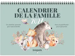 gezinskalender weekoverzicht, Franstalig, 2026