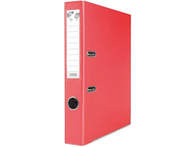 BASIC ordner A4 PP rug van 5 cm rood
