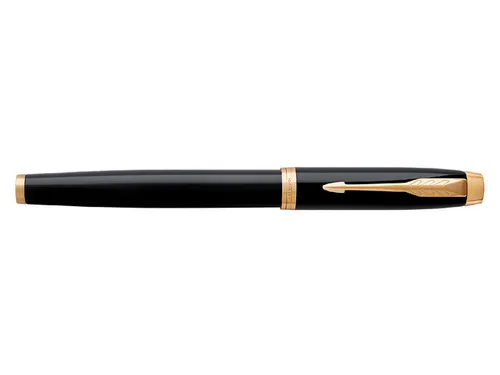 Vulpen Parker IM Black Lacquer GT Finish Medium Blauwe inkt