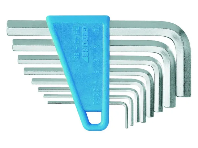 PH 42-88 Jeu de tournevis coudés dans un support 8pces 2-10mm