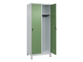locker,HxBxD 1950x800x500mm,2vak,vak B 400mm,draaigrendel,voeten - 2
