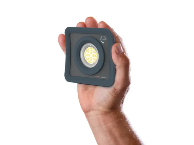 Lampe portative DEL 1000lumen interrupteur Marche/Arrêt clip fixation