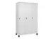 locker voor scheiding van kleding,HxBxD 1950x1200x500mm,3vak