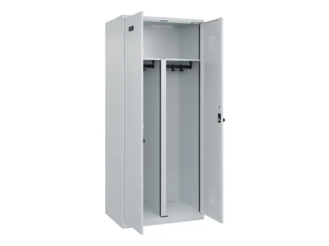 PBM-locker,HxBxD 1850x800x500mm,2vak,vak B 400mm,draaigrendel